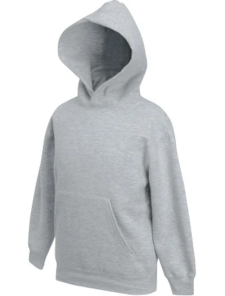Fruit of the Loom Classic Kids Hooded Sweat Dětská mikina s kapucí 16.2043 heather grey Fruit of the Loom Classic Kids Hooded Sweat Dětská mikina s kapucí 16.2043 heather grey