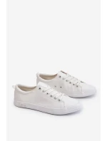 Dámské hladké nízké tenisky Big Star LL274058 Bílé