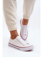 Dámské klasické tenisky černé a bílé Ecoma Dámské klasické tenisky černé a bílé Ecoma