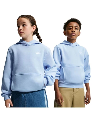 Dětská mikina Nike Sportswear Club Fleece Blue FD3000 408 Dětská mikina Nike Sportswear Club Fleece Blue FD3000 408