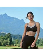 PanAlp wool sportovní podprsenka 5555 black/melange - Active PanAlp wool sportovní podprsenka 5555 black/melange - Active