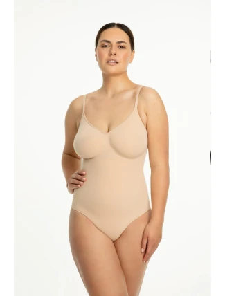 Dámské Slimming body Seamless 421 Béžová - Julimex