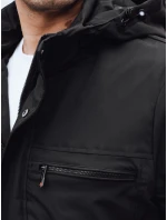 Pánská přechodná bunda černá FashionStreet TX5031