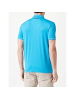 Pánská polokošile BOSS Paul Pro Turquoise/Aqua slim fit tyrkysové barvy (50506203-442)