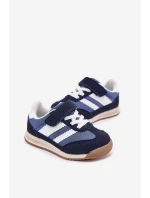 Dětské tenisky Sportovní boty na suchý zip tmavě modré Viona