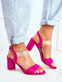 Sandály na podpatku model 196324 Step in style