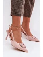 Sandály na podpatku  model 224465 Step in style