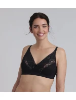 Dámská nevyztužená krajková podprsenka PLAYTEX WIREFREE BRA - PLAYTEX - černá