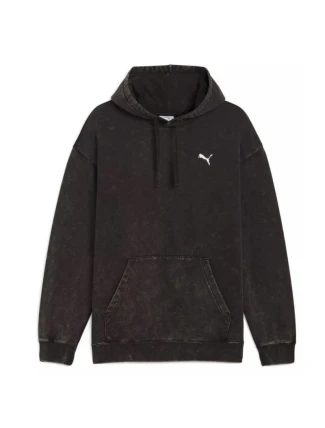 Puma ESS Elevated Relaxed Wash Hoodie M 688049 01 pánské