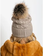 Dámská čepice AT CZ 173501 tmavě lila