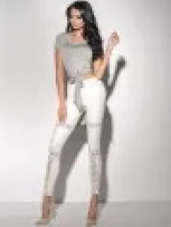 Dámské kalhoty Rock&Roll Suede Pants - ChickChick