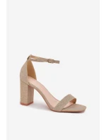 Sandály na podpatku  model 215643 Step in style