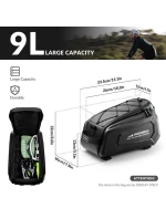 Brašna na nosič kol Rockbros 9l