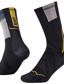Ponožky BUFF Coolnet Crew 137789901, černé, velikost 36–38