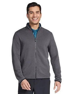Skechers The Hoodless Hoodie Ottoman Jacket JA25-BKCC Šedá L