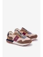 Semišové Pánské Tenisky Na Platformě Big Star RR174475 Hi-Poly System Béžové Semišové Pánské Tenisky Na Platformě Big Star RR174475 Hi-Poly System Béžové