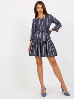 Dámské šaty LK SK 507973 tmavě modré Dámské šaty LK SK 507973 tmavě modré