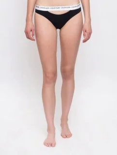 Spodní díl plavek KW0KW00658-BEH černobílá - Calvin Klein