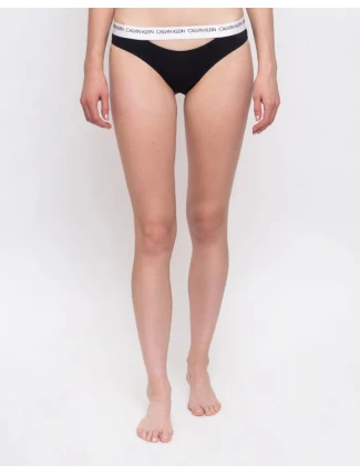 Spodní díl plavek KW0KW00658-BEH černobílá - Calvin Klein