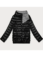 Lehce zateplená oboustranná bunda do boků Goodlookin black (P21-7213/7212-1) Lehce zateplená oboustranná bunda do boků Goodlookin black (P21-7213/7212-1)