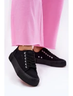 Dámské Textilní Tenisky Big Star RR274403 Černé