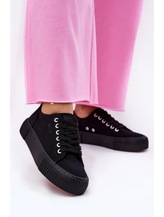 Dámské Textilní Tenisky Big Star RR274403 Černé