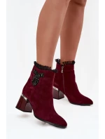 Boty na podpatku  model 221134 Step in style