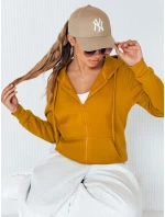Dámská mikina na zip s kapucí camel BY0227 Dámská mikina na zip s kapucí camel BY0227