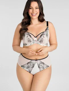 Měkká podprsenka Gorsenia K 840 Black & White