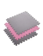 Multipack One Fitness puzzle podložka MP10 růžovo-šedá 9 dílků 10 mm