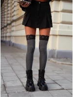 Ponožky Milena 1085 s širokou krajkou 37-41