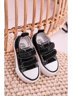 Dětské Tenisky Na Suchý Zip BIG STAR HH374200 Černé Dětské Tenisky Na Suchý Zip BIG STAR HH374200 Černé