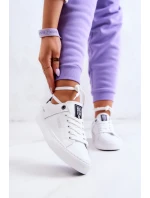 Kožené tenisky Big Star JJ274211 bílé a Černá