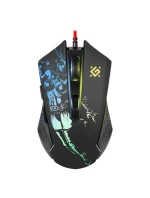 DEFENDER DRÁTOVÁ HERNÍ MYŠ SIN'SISTER GM-933 OPTIC 7200 DPI 6P 52933