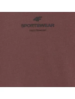 Pánské tričko 4F M2961 tmavě hnědé 4FWAW25TTSHM2961 80S pánské