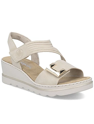 Dámské lila sandály na platformě Rieker 67410-62