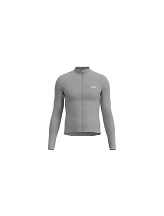 Cyklistické tričko POC M's Thermal Lite LS Jersey, šedé