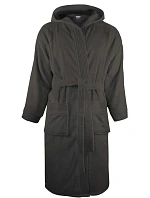 The One Towelling Bathrobe hooded Župan s kapucí 48.1021 anthracite The One Towelling Bathrobe hooded Župan s kapucí 48.1021 anthracite