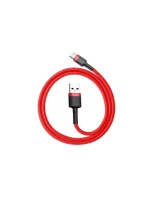 Kabel Baseus Cafule CATKLF-C09 (USB 2.0 - USB typ C ; 2m; barva černo-červená)