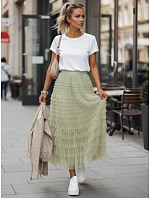 PASTELLA zelená tylová sukně FashionStreet CY0423