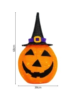 DEKORATIVNÍ DÝNĚ S KLOBOUKEM 68CM HALLOWEEN 30LED