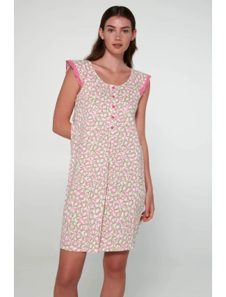 Vamp - Noční košile s knoflíkovou légou 20250 - Vamp Vamp - Noční košile s knoflíkovou légou 20250 - Vamp