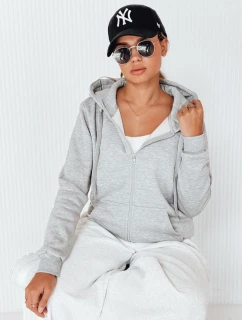 Dámská mikina VICTORIA světle šedá BY0228