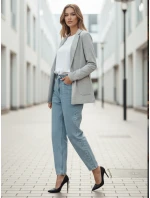 Dámská bunda CLASSVENT světle šedá FashionStreet PY0108