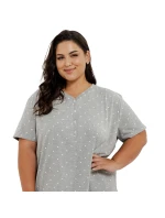 Dámská noční košilka 3367 Meg grey - TARO Dámská noční košilka 3367 Meg grey - TARO