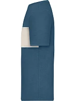 Daiber 8049 Tričko z bio bavlny "Colour-Block" 02.8049 dusty blue/sandstone Daiber 8049 Tričko z bio bavlny "Colour-Block" 02.8049 dusty blue/sandstone