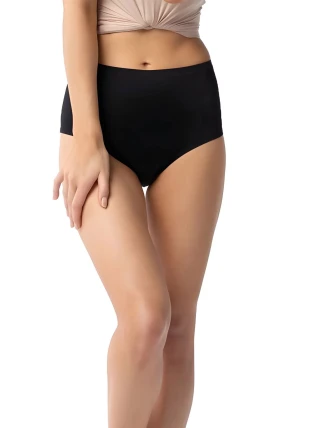 Dámské kalhotky Amber maxi černé - Julimex Dámské kalhotky Amber maxi černé - Julimex