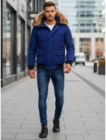 FashionStreet pánská tmavě modrá zimní bunda TX3943z