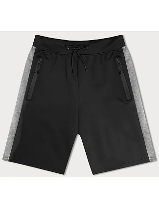 Pánské sportovní šortky černé (8K281-3) Pánské sportovní šortky černé (8K281-3)