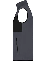 Daiber JN 1310 Pánská fleecová vesta 02.1310 carbon/black